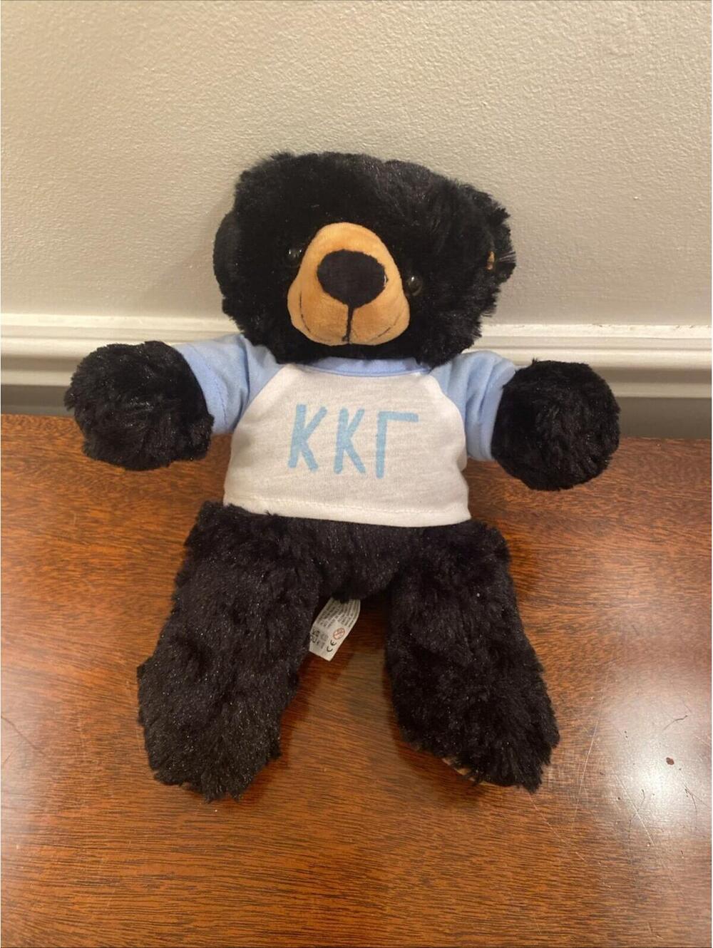 Teddy Mountain Adorable Black Bear Kappa Kappa Gamma Sorority Shirt 10”